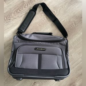 Eddie Bauer Luggage Carry On Grey Shoulder Bag